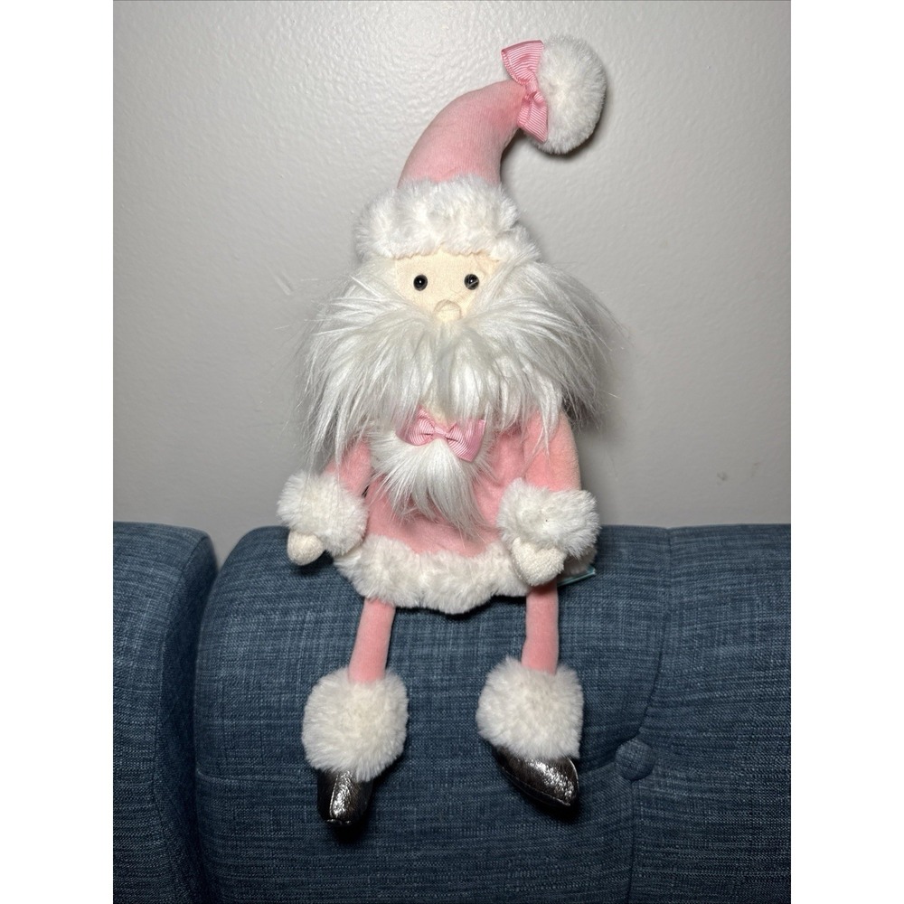Jellycat London Splendid Santa in Pink Suit With Tags 13" Plush Toy Retired HTF